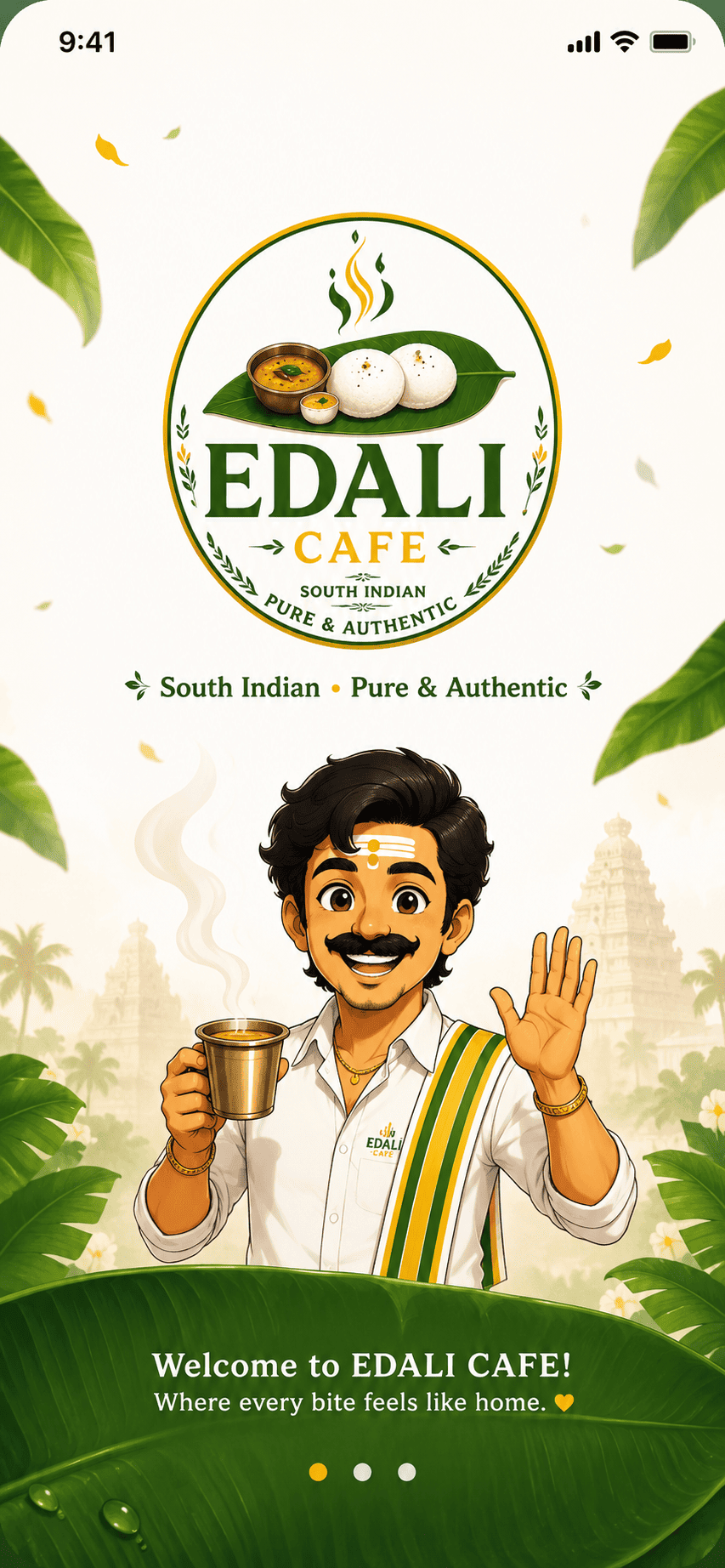 EDALI App Screen 1