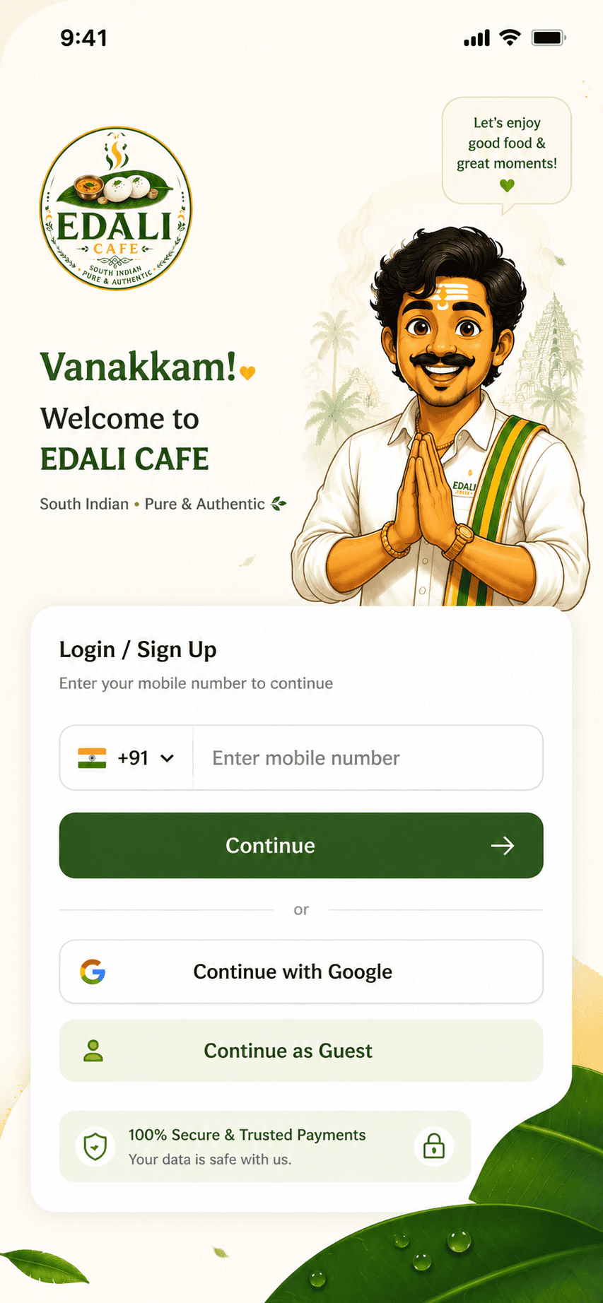 EDALI App Screen 2