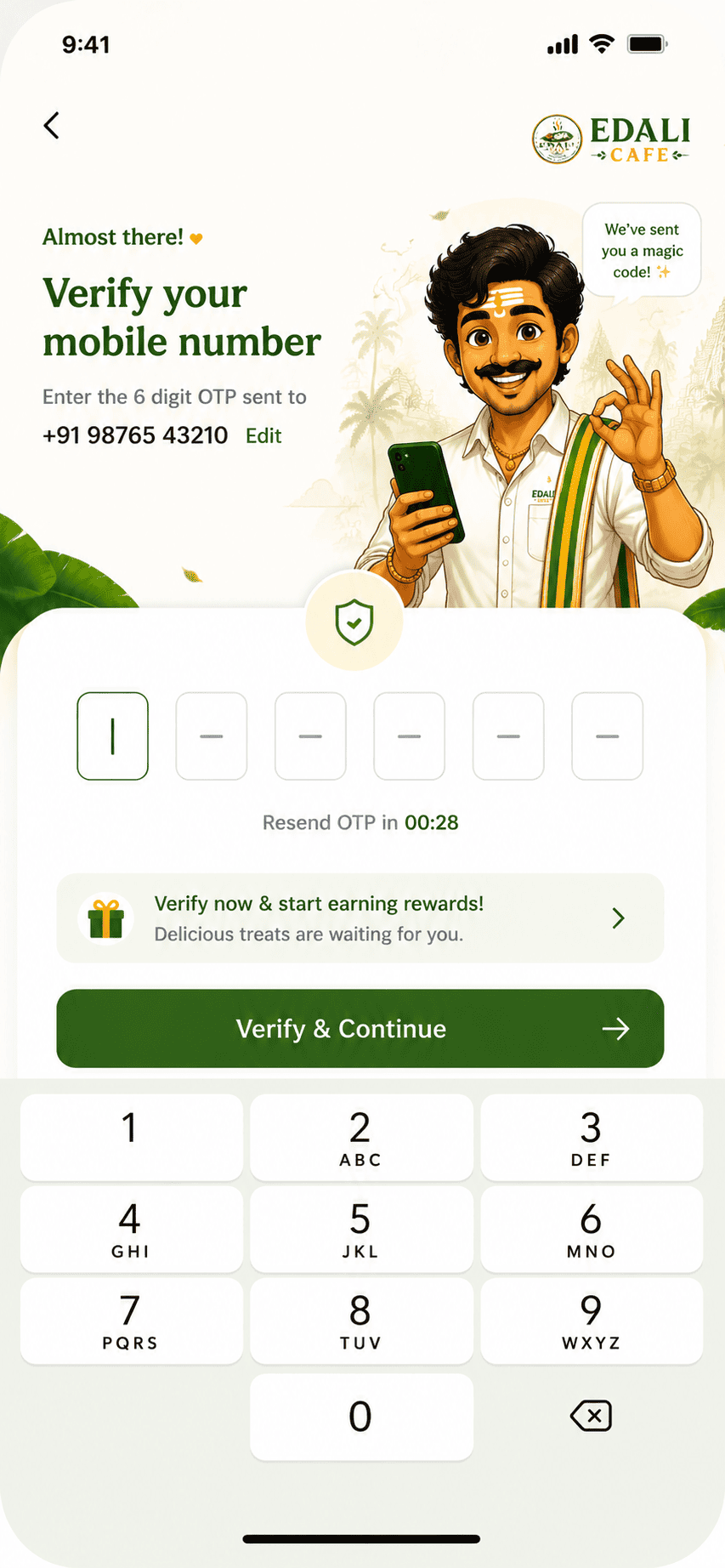 EDALI App Screen 3